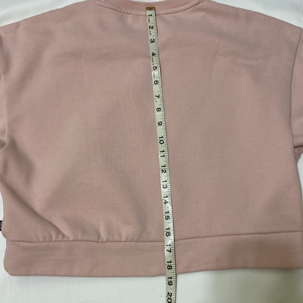 PUMA WOMEN’S PINK CROPPED BARBIECORE TRACK TOP AND LONG PANT SET. SIZE-M… - Picture 8 of 16